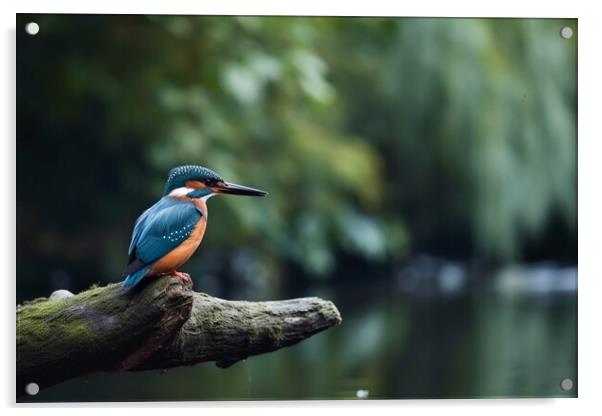 Kingfisher Acrylic by Picture Wizard