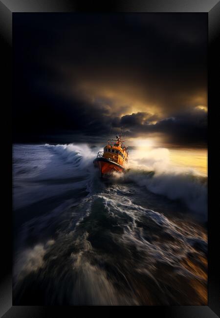 Life Boat Framed Print by Picture Wizard