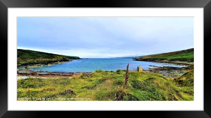 Panoramic View Framed Mounted Print by Lisa PB