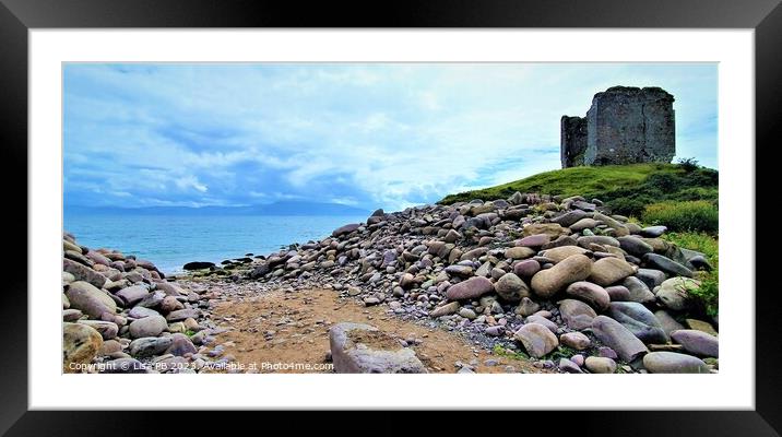 Ruins and Stones Framed Mounted Print by Lisa PB