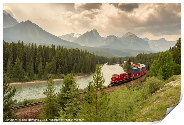 Freight at Morant's Curve Print by Rob Hawkins