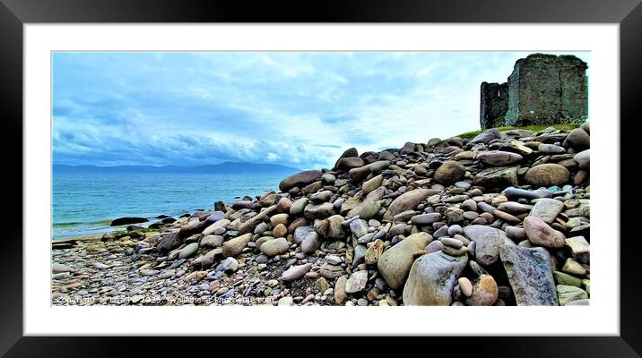 Stoned Ruins Framed Mounted Print by Lisa PB