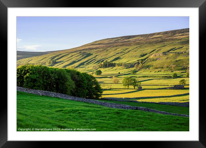 Littondale Framed Mounted Print by Darrell Evans