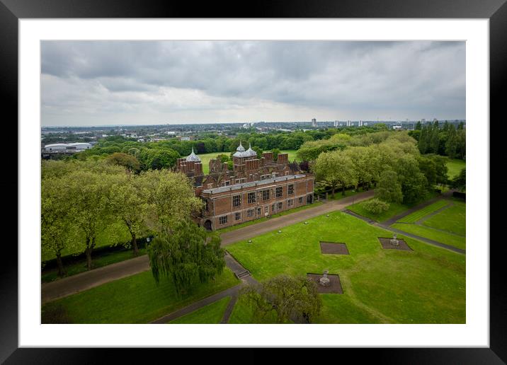 Aston Hall Framed Mounted Print by Apollo Aerial Photography