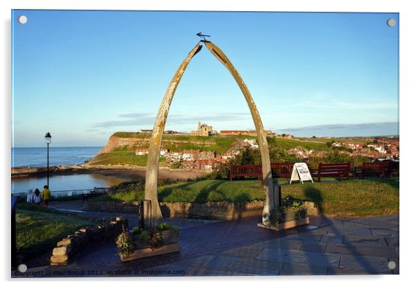 The whalebone arch, Whitby Acrylic by Paul Boizot