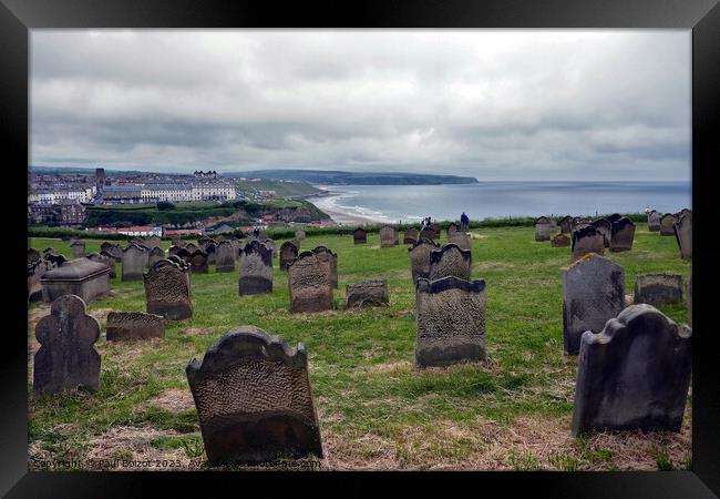 St. Mary’s churchyard view, Whitby Framed Print by Paul Boizot
