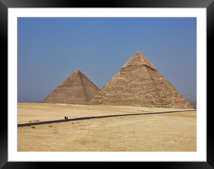 The Great Pyramids of Giza Framed Mounted Print by Antony Robinson