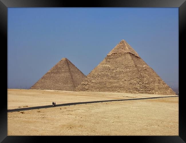 The Great Pyramids of Giza Framed Print by Antony Robinson