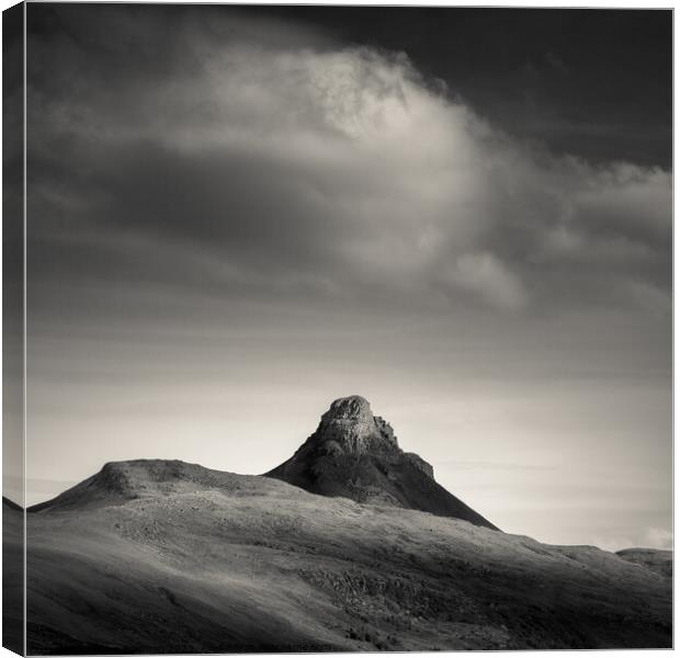 Clouds Over Stac Pollaidh Canvas Print by Dave Bowman