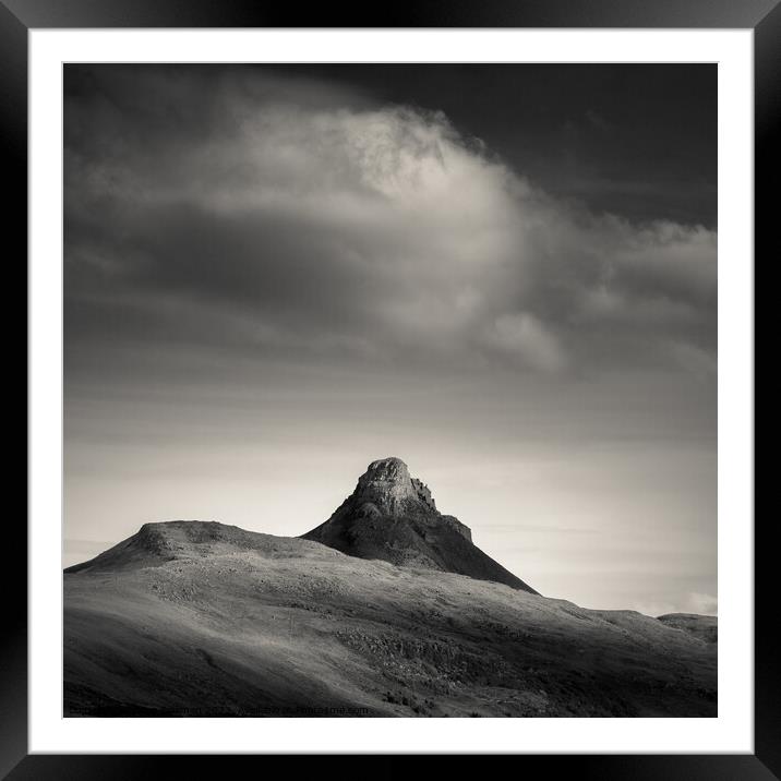 Clouds Over Stac Pollaidh Framed Mounted Print by Dave Bowman