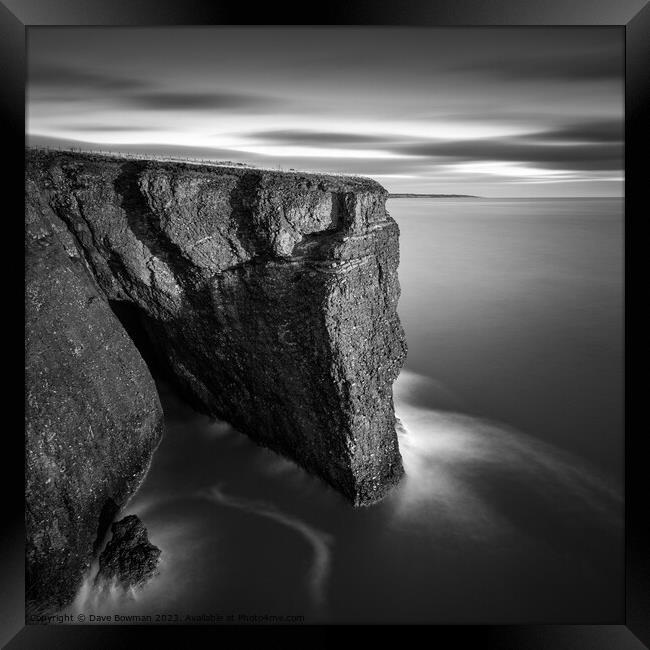 Fowlsheugh Cliffs Framed Print by Dave Bowman