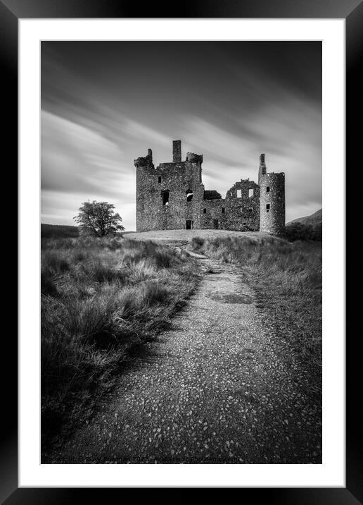 Path to Kilchurn Castle Framed Mounted Print by Dave Bowman