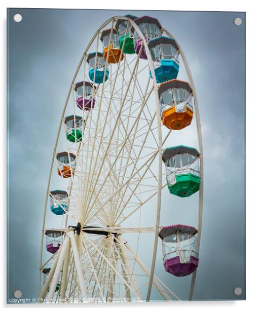 The Big Wheel Acrylic by Chris Haynes