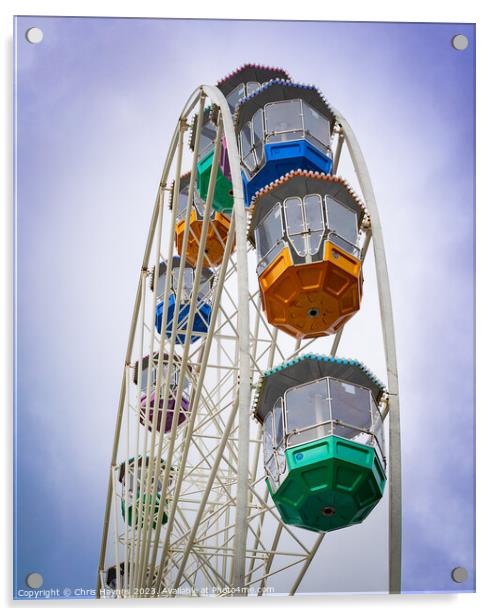 The Ferris Wheel Acrylic by Chris Haynes