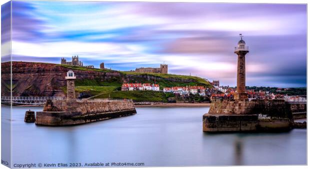 Whitby abbey Canvas Print by Kevin Elias