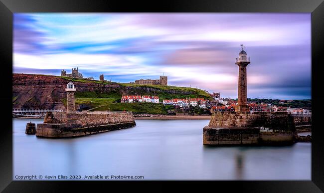 Whitby abbey Framed Print by Kevin Elias
