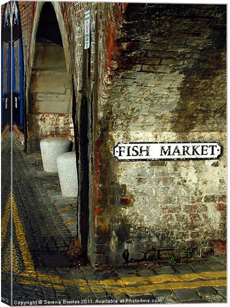 Folkestone Fish Market Canvas Print by Serena Bowles