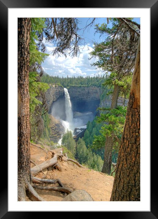 Helmcken Falls, British Columbia, Canada Framed Mounted Print by David Birchall