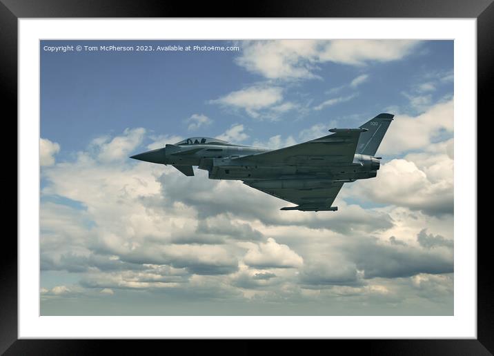 Agile Force: The Typhoon FGR.Mk 4 Framed Mounted Print by Tom McPherson