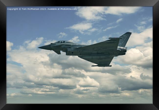 Agile Force: The Typhoon FGR.Mk 4 Framed Print by Tom McPherson