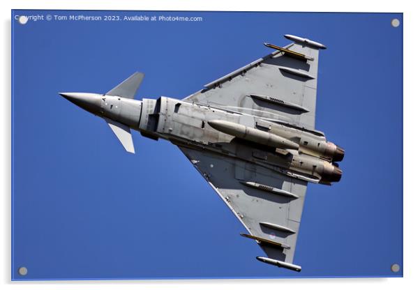 Agile Force, Typhoon FGR.Mk 4 Unleashed Acrylic by Tom McPherson