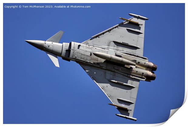 Agile Force, Typhoon FGR.Mk 4 Unleashed Print by Tom McPherson