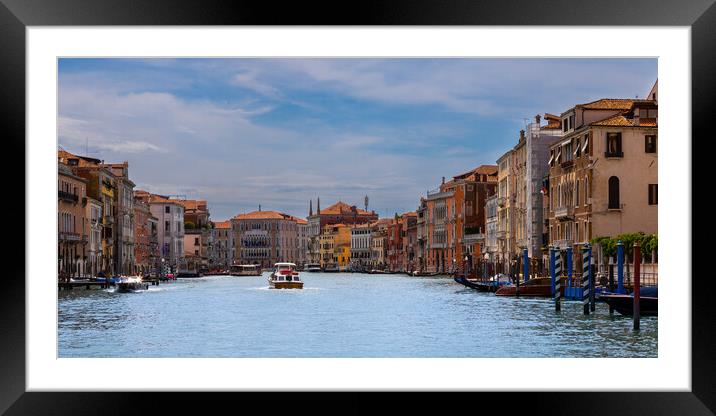 Grand Canal Venice Framed Mounted Print by Phil Durkin DPAGB BPE4