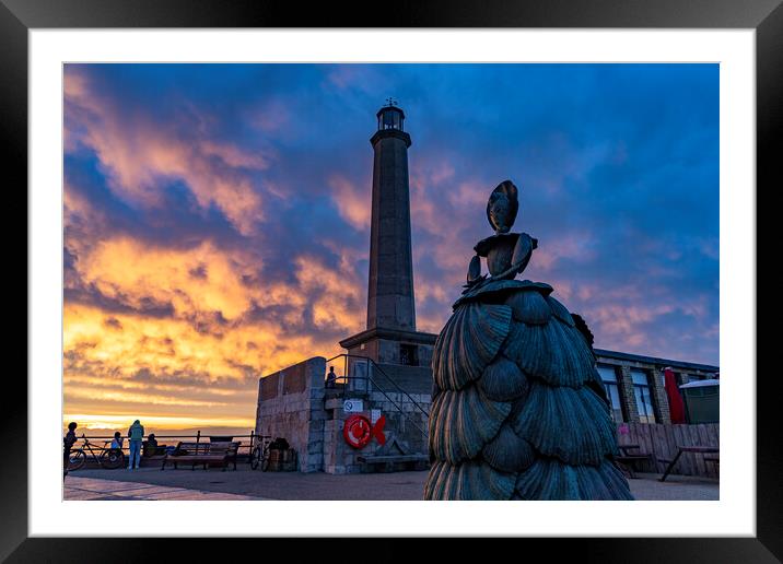 Margate at sunset Framed Mounted Print by peter schickert