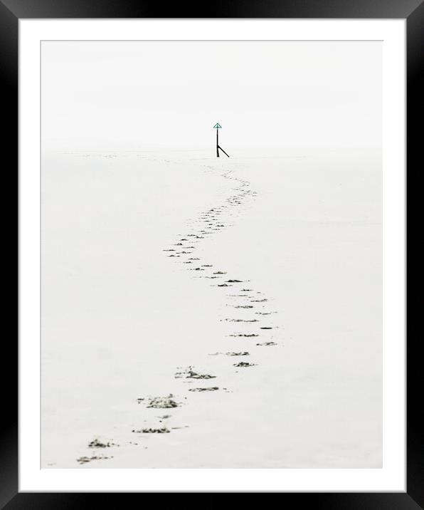 Beach Trail Framed Mounted Print by Mark Jones