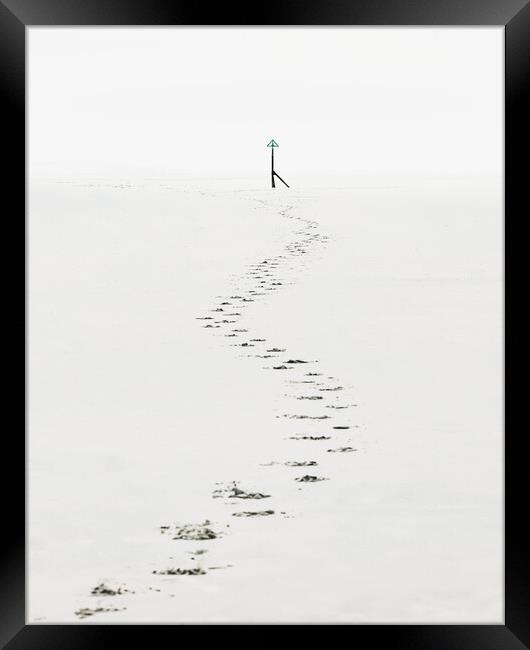 Beach Trail Framed Print by Mark Jones
