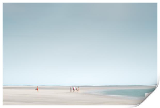 Beach Scene Print by Mark Jones