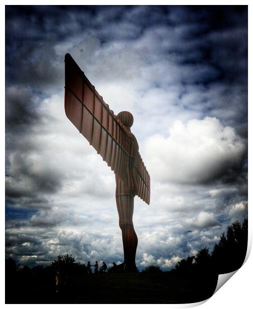 Angel of the North  Print by Tony lopez