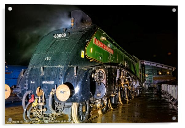 The Historic Convergence of A4 Locomotives Acrylic by Paul Telford