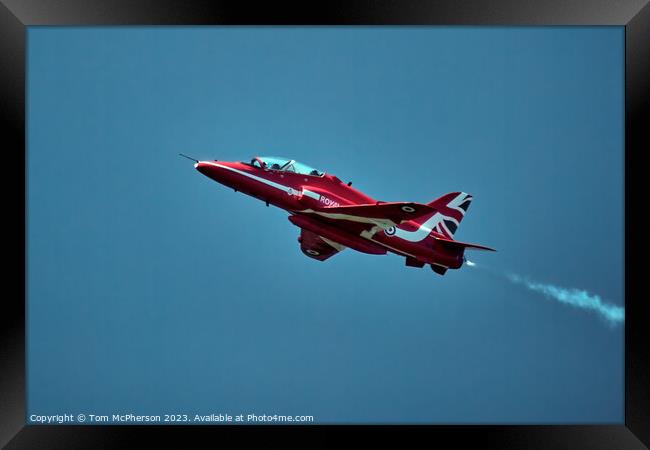 'Spectacular Display: Red Arrows in Flight' Framed Print by Tom McPherson