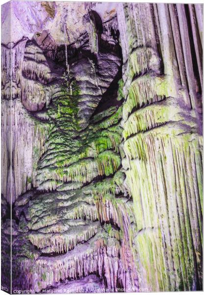 Colourful Stalactites Canvas Print by Margaret Ryan