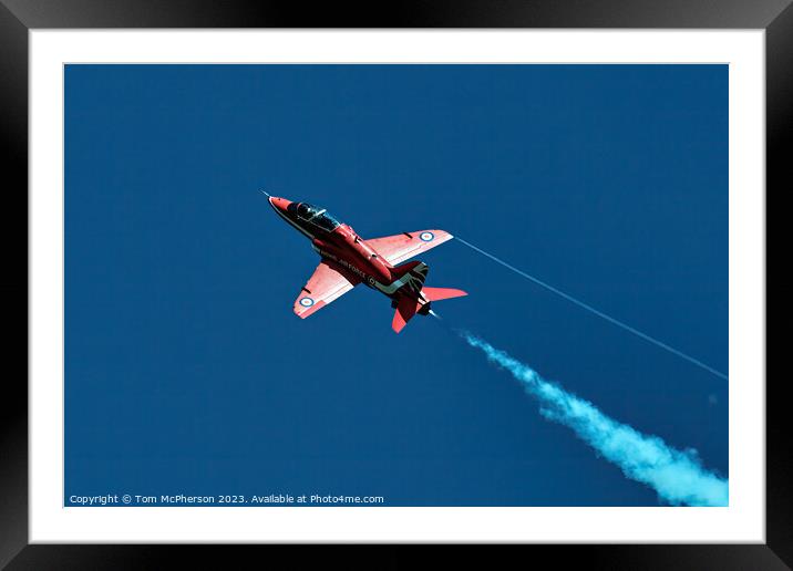 Red Arrows' Aerial Spectacle Framed Mounted Print by Tom McPherson