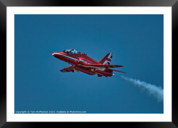 Red Arrows' Stunning Aerial Ballet Framed Mounted Print by Tom McPherson
