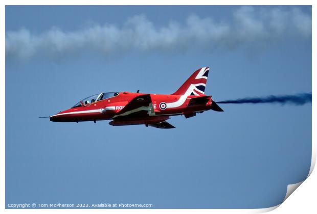 High-Octane Display by Red Arrows Print by Tom McPherson
