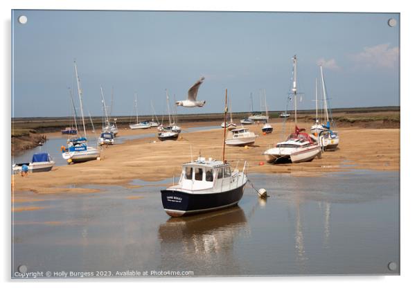 Coastal Serenity at Hunstanton Acrylic by Holly Burgess