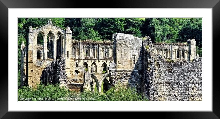 Abandoned Abbey Framed Mounted Print by Lisa PB