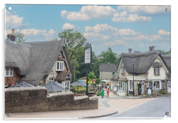 Shanklin Old Village Acrylic by Graham Custance