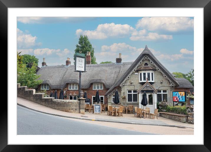 The Crab Inn, Isle of Wight Framed Mounted Print by Graham Custance