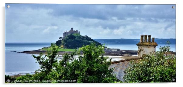 Distant St. Michaels Mount Acrylic by Lisa PB