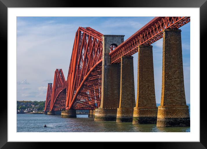 The Forth Bridge In Scotland Framed Mounted Print by Artur Bogacki