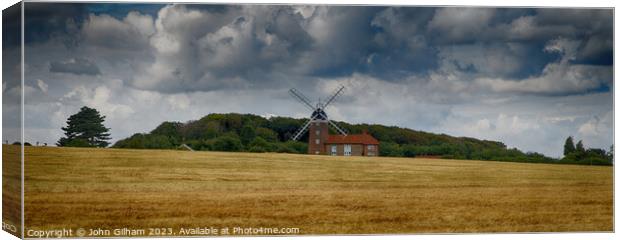 Weybourne Windmill near Holt on the North Norfolk Coast England UK Canvas Print by John Gilham