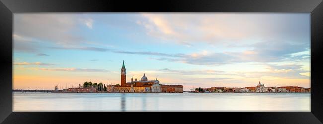 San Giorgio Maggiore Sunrise Ultra Panoramic Framed Print by Phil Durkin DPAGB BPE4