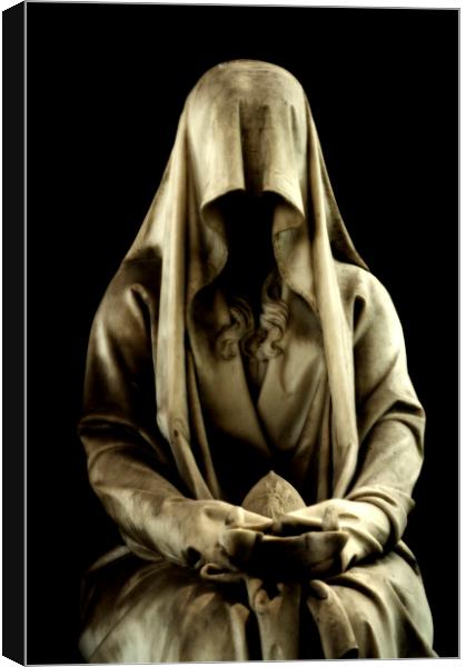 Veiled woman Canvas Print by Fabrizio Troiani