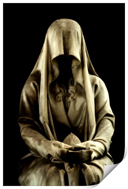 Veiled woman Print by Fabrizio Troiani
