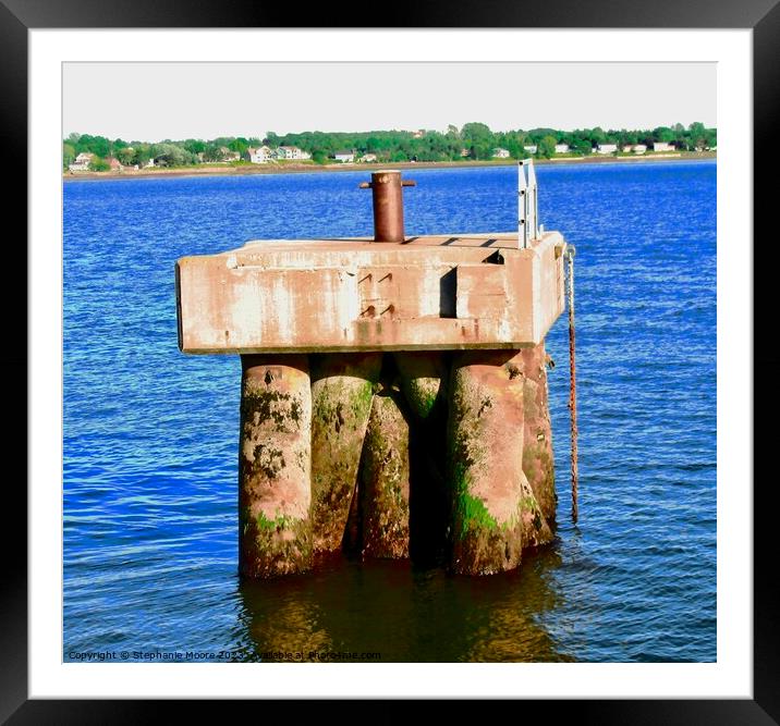 Dock Framed Mounted Print by Stephanie Moore