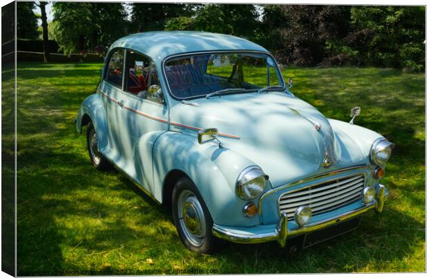 Morris Minor 1000 Canvas Print by Alison Chambers